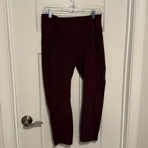 lululemon athletica Burgundy Leggings